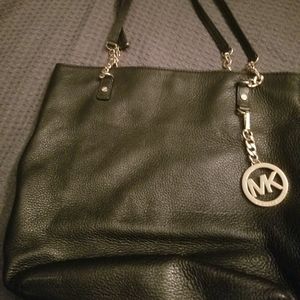 Micheal Kors gold chain strap bag